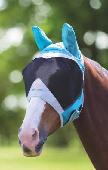 MASCHERA ANTIMOSCHE SHIRES AZZURRA - Selleria gianoli
