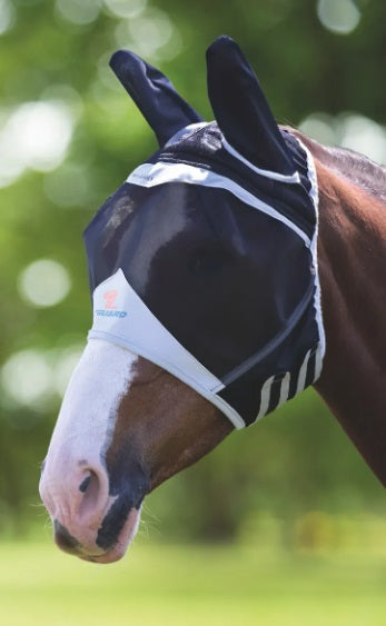 MASCHERA ANTIMOSCHE SHIRES NERA - Selleria gianoli