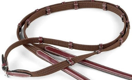 EQUIPE COTTON REINS WITH NON-SLIP RE19