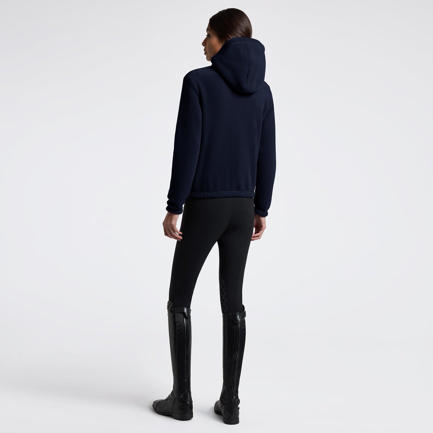 FELPA IN PILE CAVALLERIA TOSCANA DONNA BLU