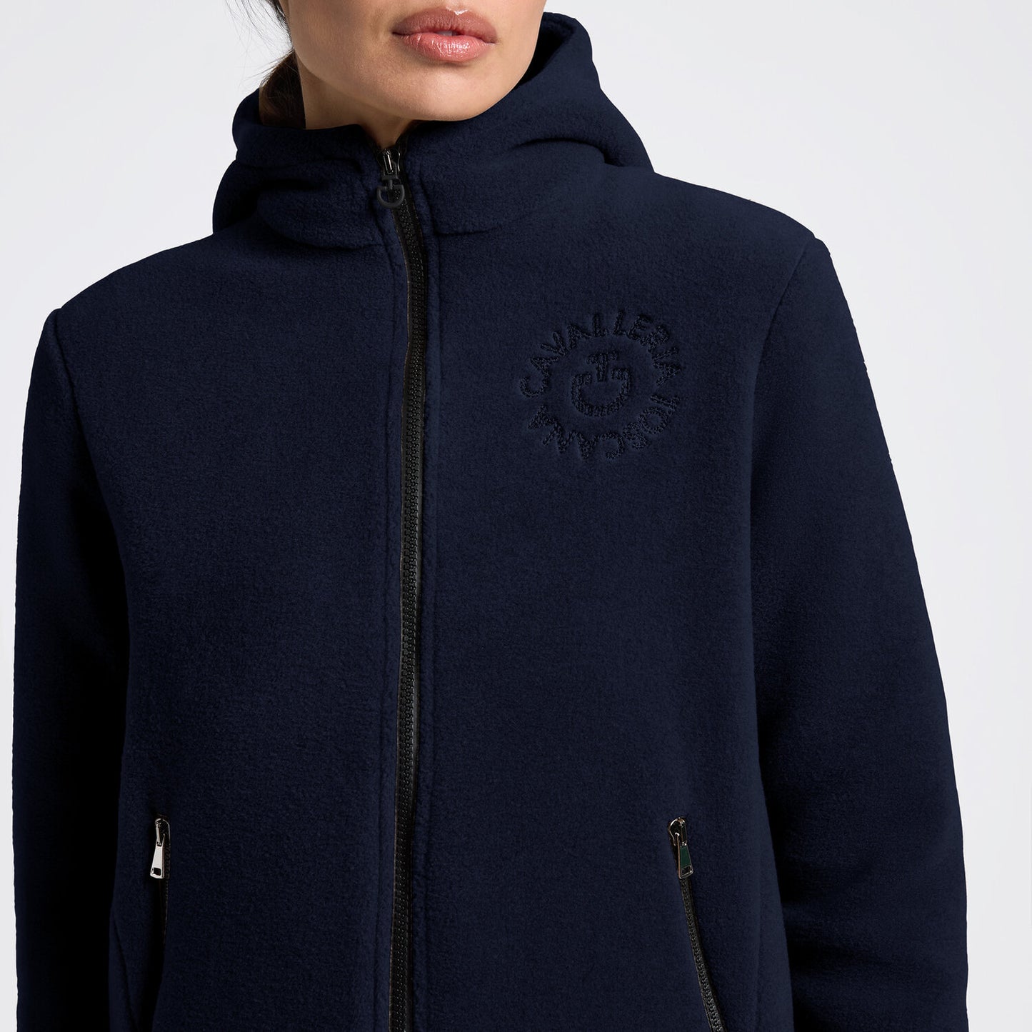 FELPA IN PILE CAVALLERIA TOSCANA DONNA BLU