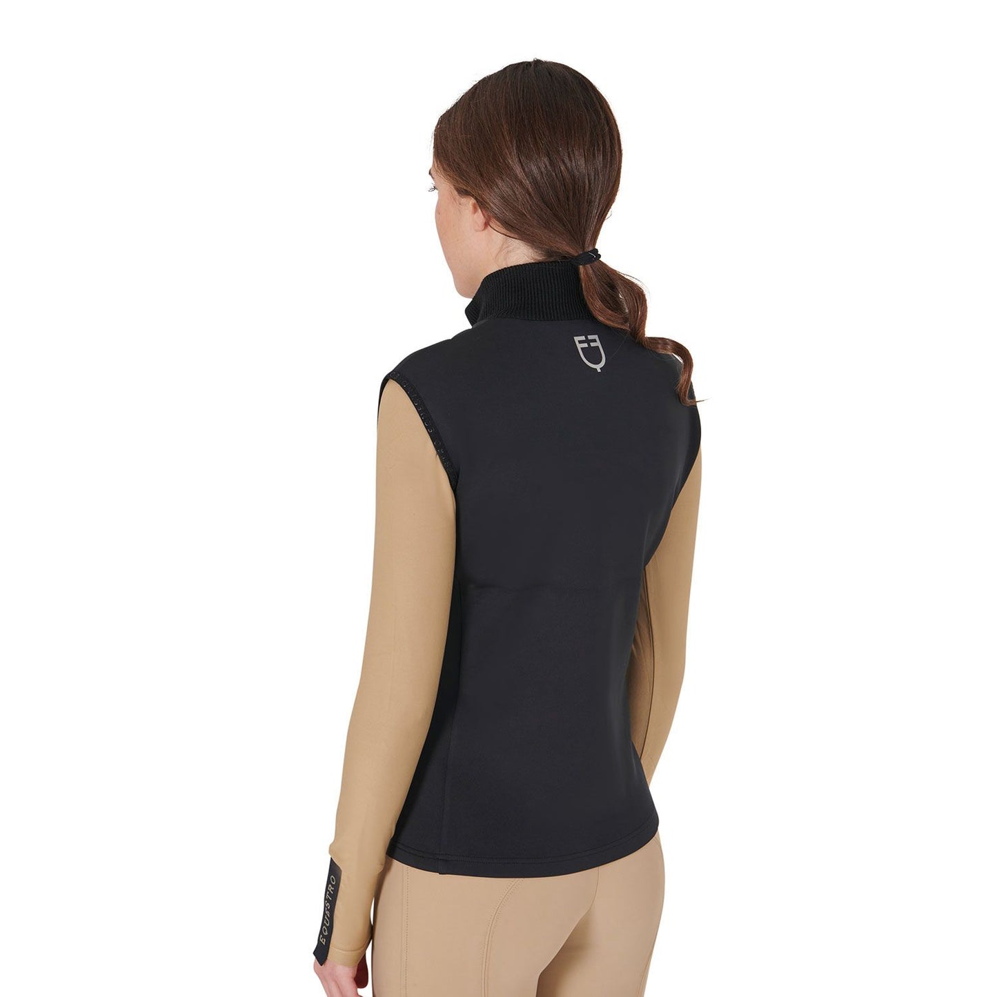SMANICATO DONNA EQUESTRO MISTO TECNICO CON ZIP