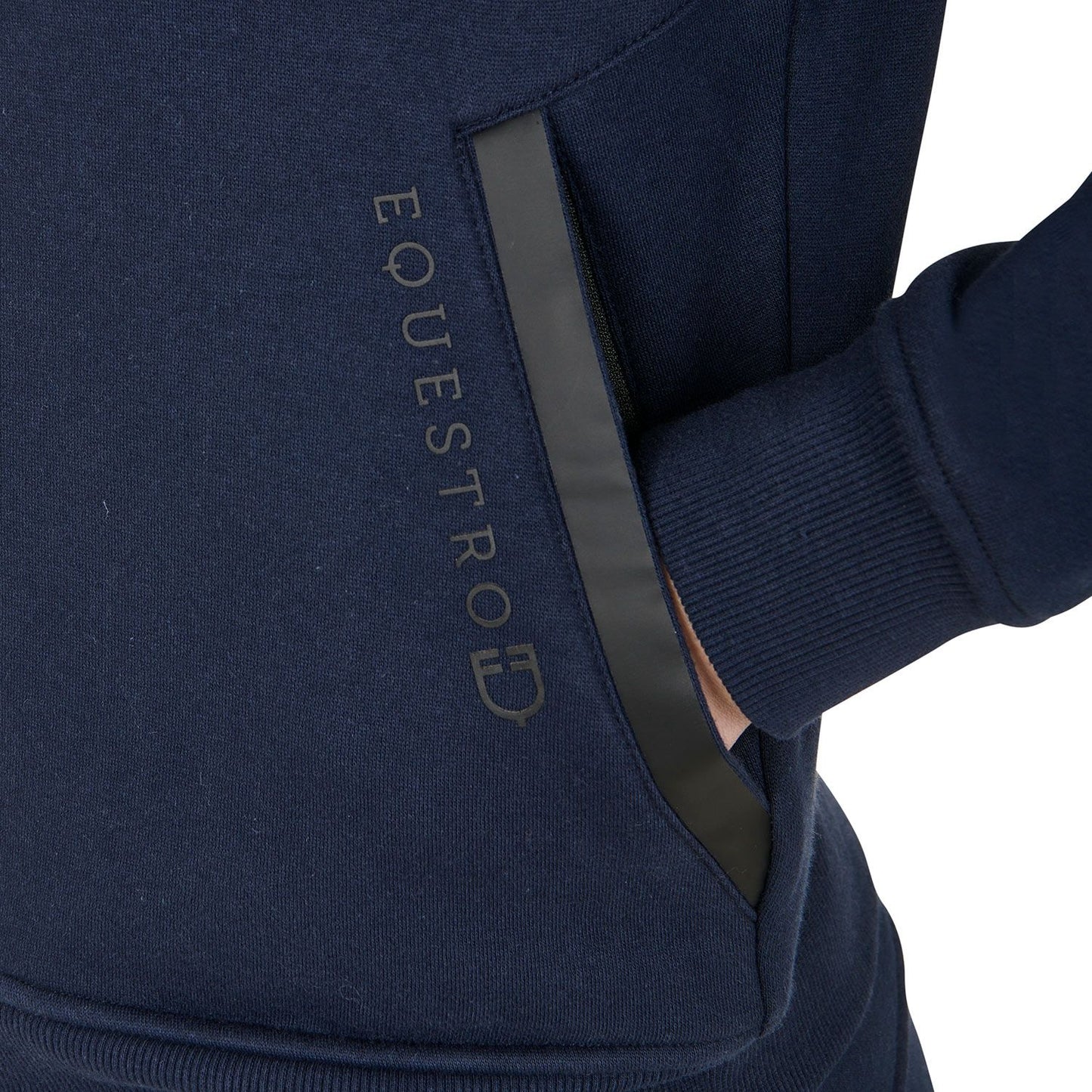 FELPA DONNA EQUESTRO BLU