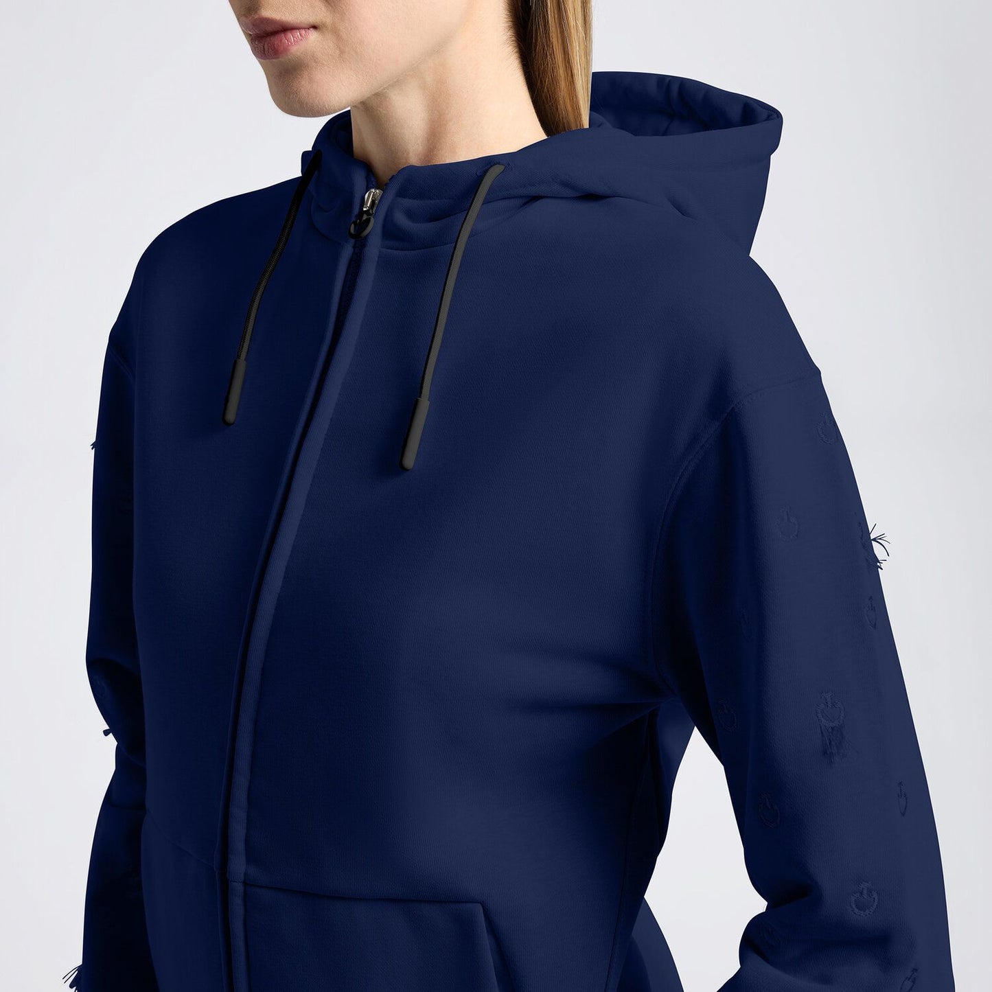 FELPA CAVALLERIA TOSCANA DONNA BLU