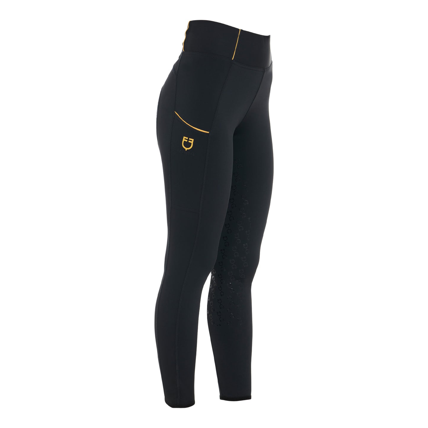 LEGGINGS EQUESTRO DA DONNA NERO