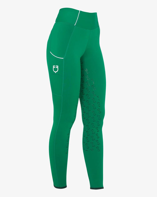 LEGGINGS EQUESTRO DA DONNA VERDE