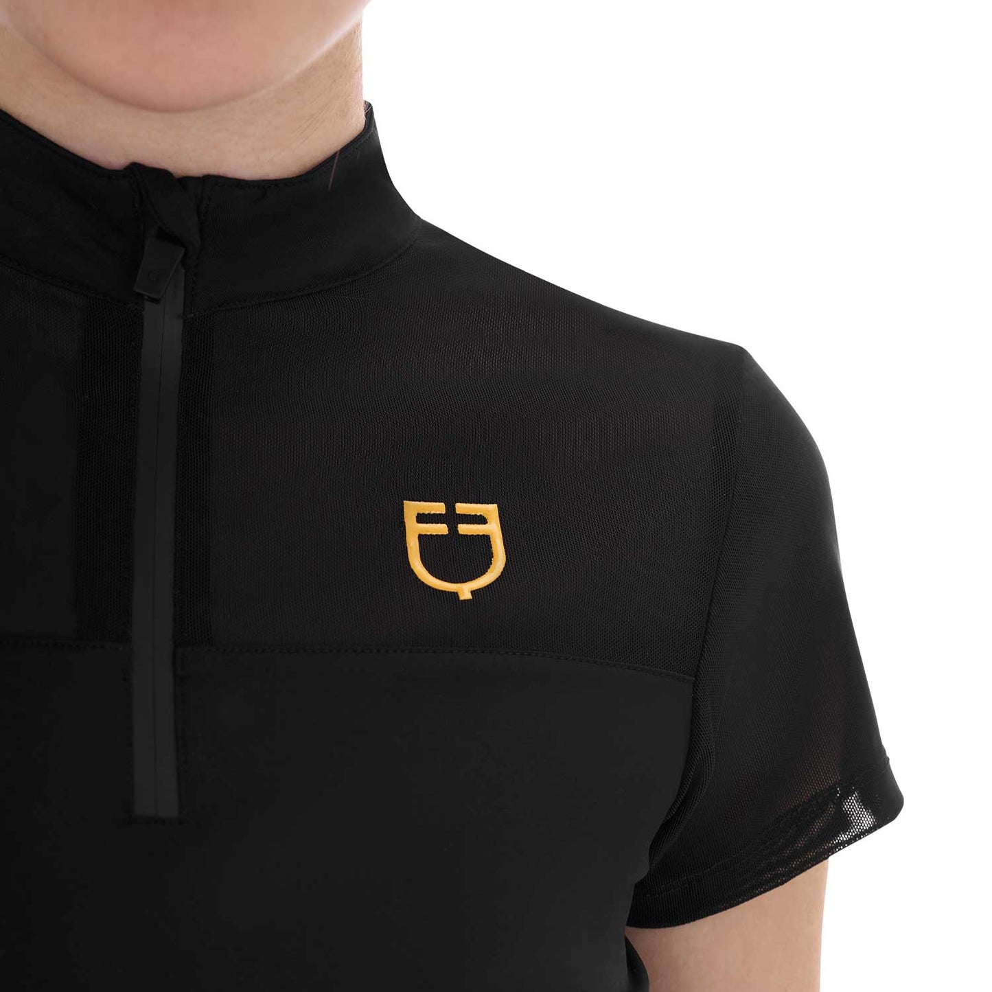 POLO TECNICA EQUESTRO IN MESH DA DONNA