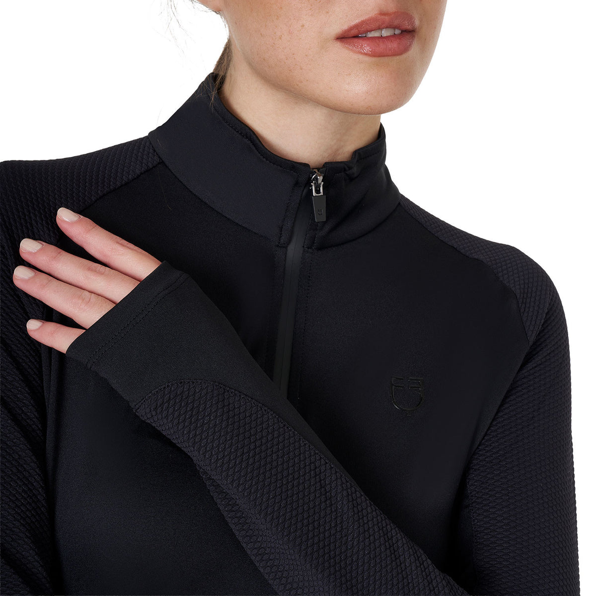 MAGLIA TERMICA DA ALLENAMENTO DONNA NERA