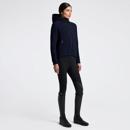 FELPA IN PILE CAVALLERIA TOSCANA DONNA BLU