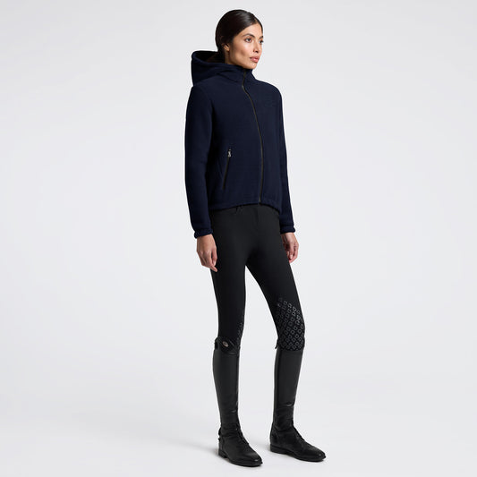 FELPA IN PILE CAVALLERIA TOSCANA DONNA BLU