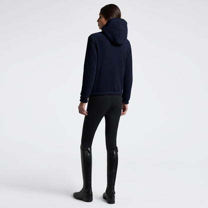 FELPA IN PILE CAVALLERIA TOSCANA DONNA BLU