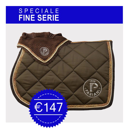 SOTTOSELLA E CUFFIETTA ANIMALIER PARIANI