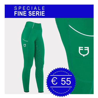 LEGGINGS EQUESTRO DA DONNA VERDE