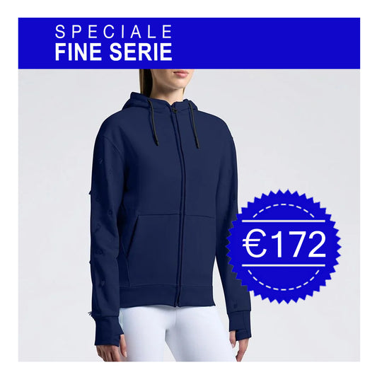 FELPA CAVALLERIA TOSCANA DONNA BLU