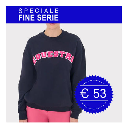 FELPA GIROCOLLO EQUESTRO DONNA