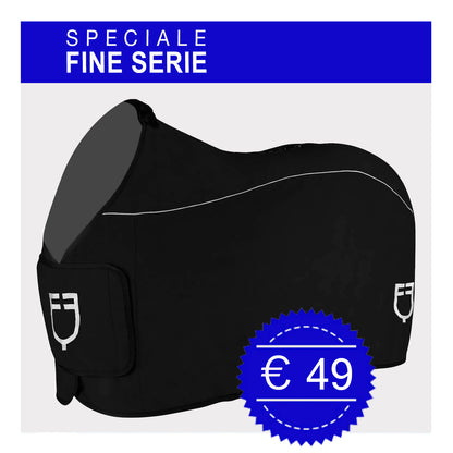 COPERTA EQUESTRO IN PILE NERO