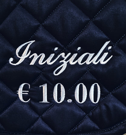 SOTTOSELLA SALTO E CUFFIETTA  EQUESTRO X FISE BLU