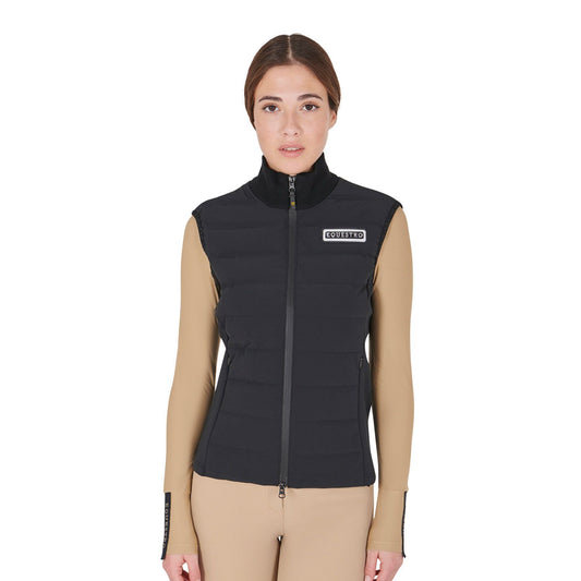 SMANICATO DONNA EQUESTRO MISTO TECNICO CON ZIP