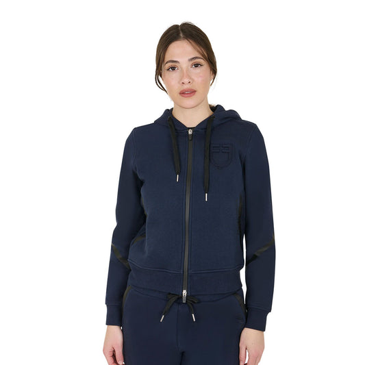 FELPA DONNA EQUESTRO BLU
