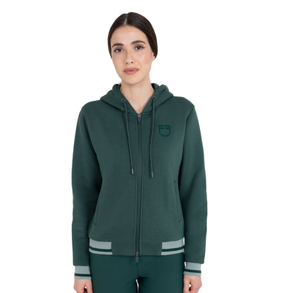 FELPA DONNA EQUESTRO VERDE