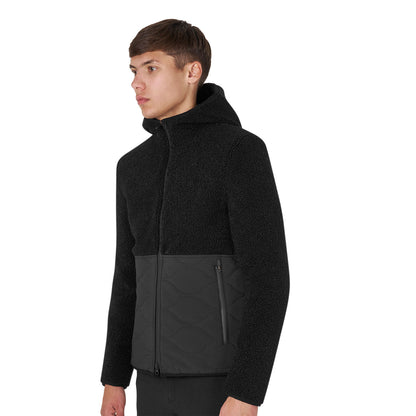 GIUBBOTTO IN TESSUTO IMPERMEABILE CON INSERTI TEDDY