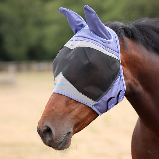 MASCHERA ANTIMOSCHE SHIRES AZZURRA - Selleria Gianoli Snc