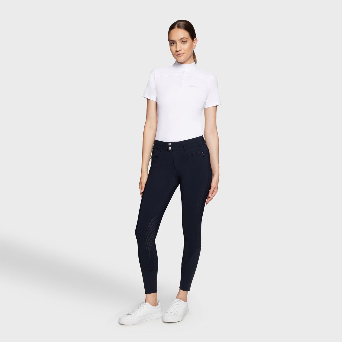 PANTALONE SAMSHIELD DONNA CHLOE BLU