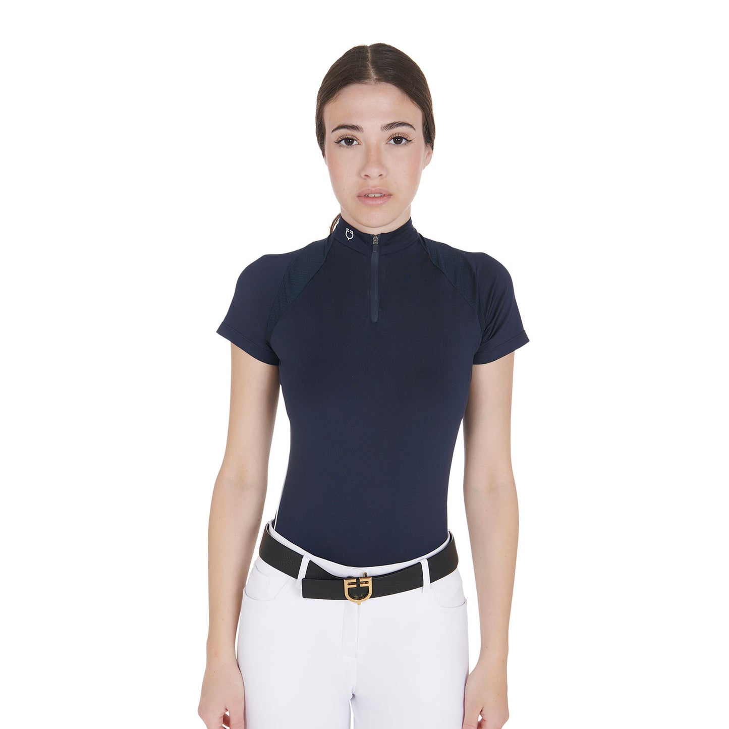 T-SHIRT TECNICA DA ALLENAMENTO DONNA EQUESTRO BLU - Selleria Gianoli Snc