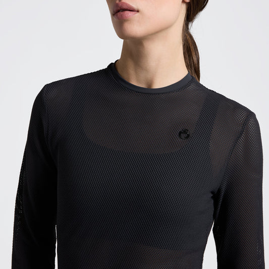 T-SHIRT DA ALLENAMENTO IN JERSEY A MANICHE LUNGHE