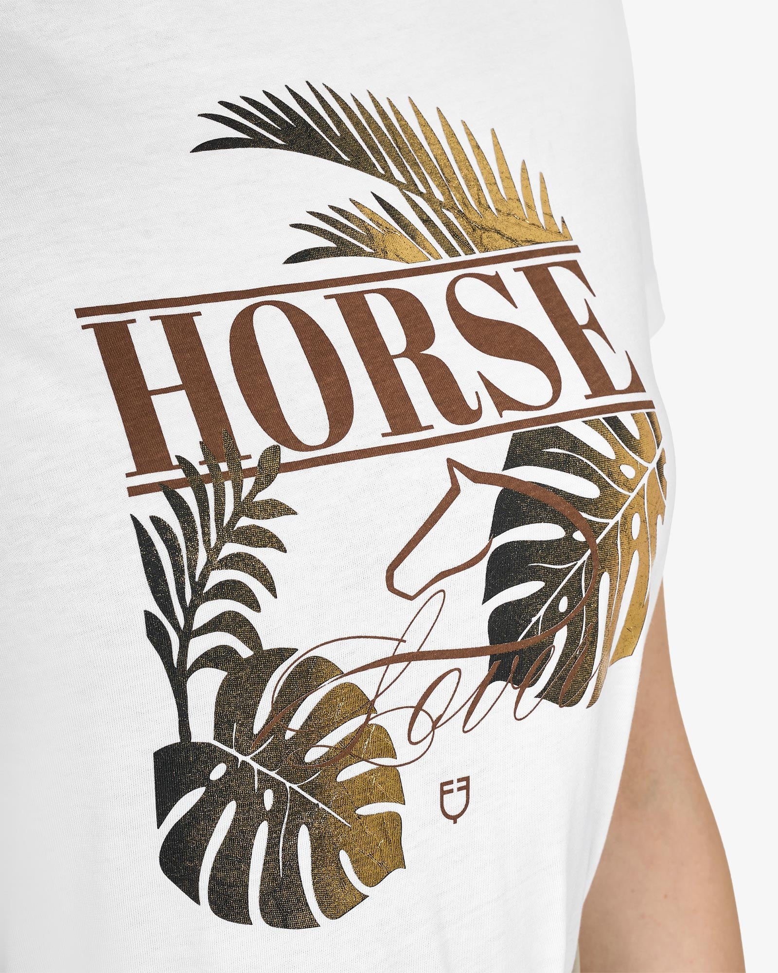 T-SHIRT DONNA STAMPA LAMINA EQUESTRO - Selleria Gianoli Snc