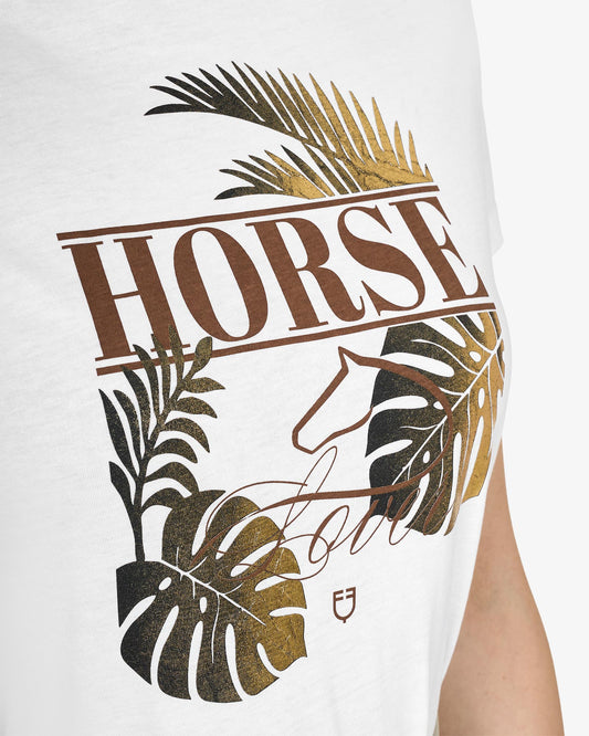 T-SHIRT DONNA STAMPA LAMINA EQUESTRO
