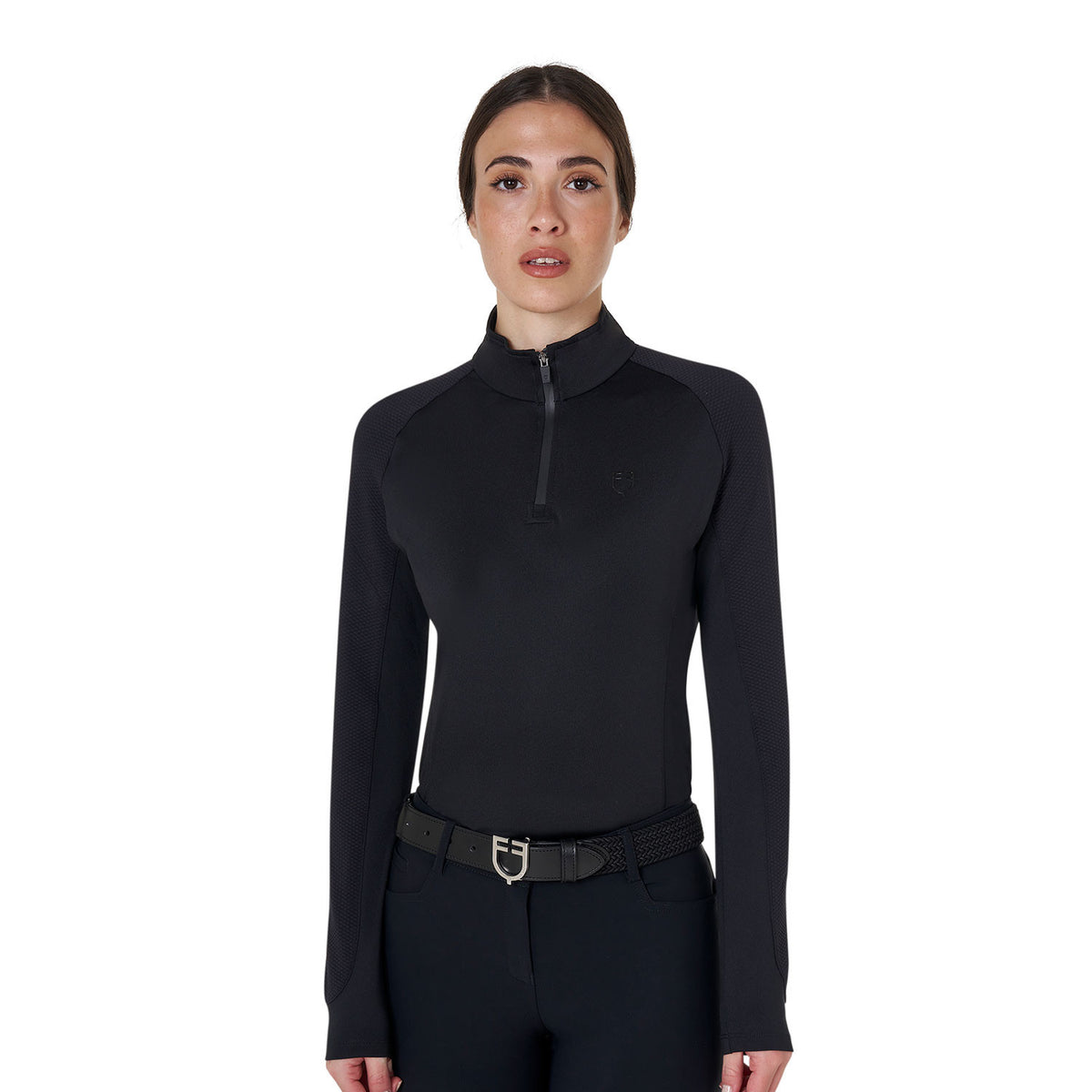 MAGLIA TERMICA DA ALLENAMENTO DONNA NERA