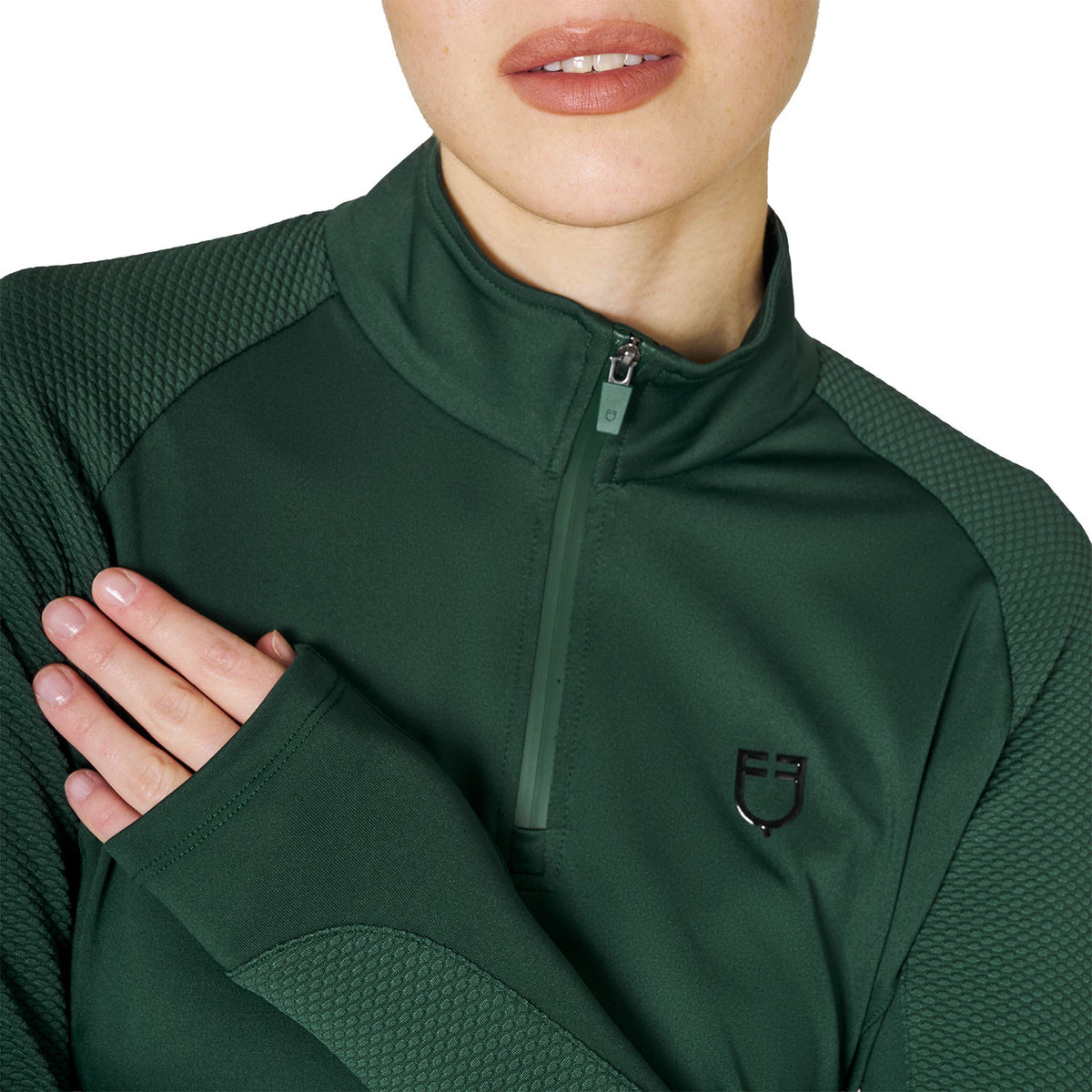 MAGLIA TERMICA DA ALLENAMENTO DONNA VERDE